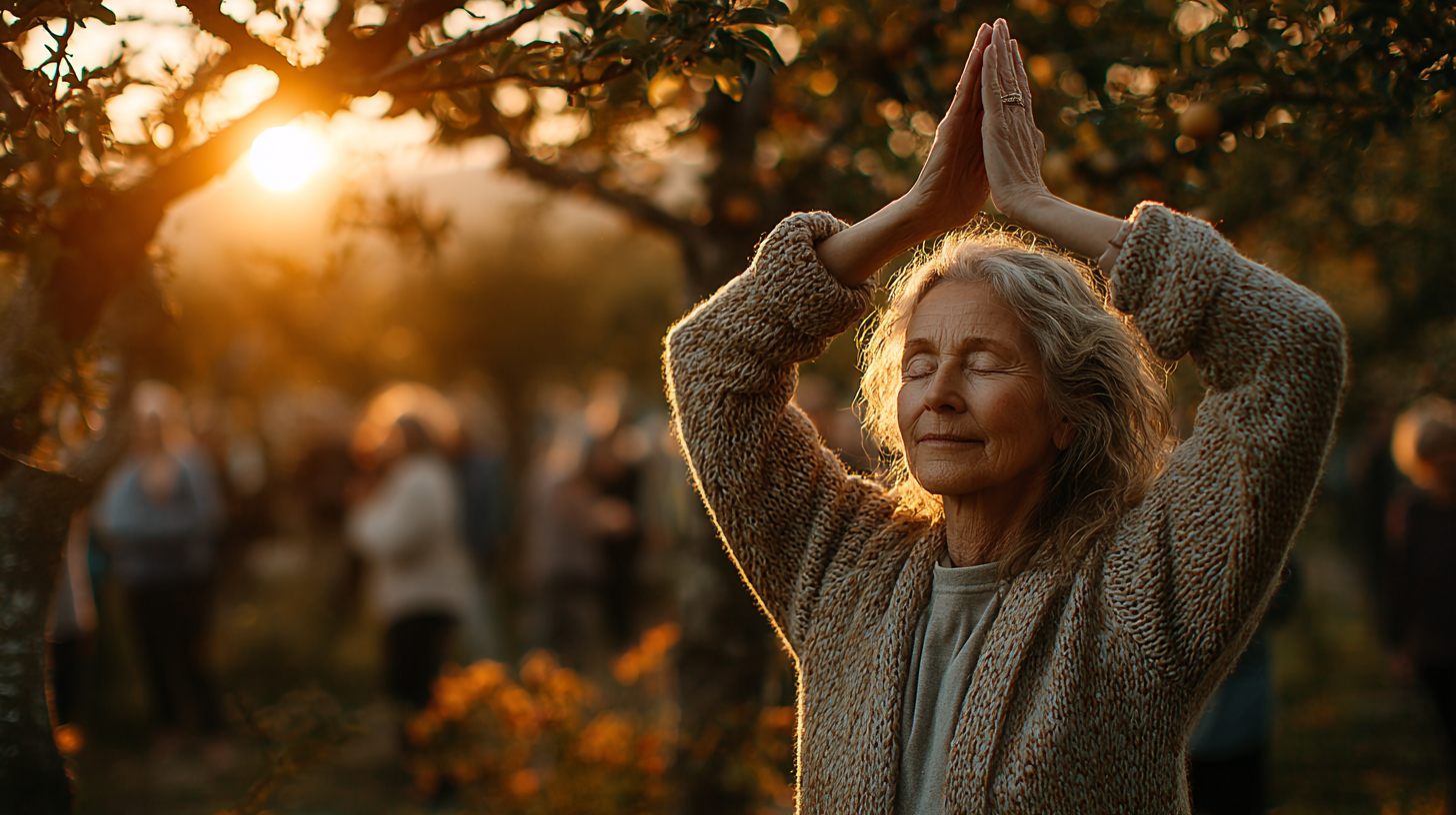 Спокійна атмосфера занять йогою